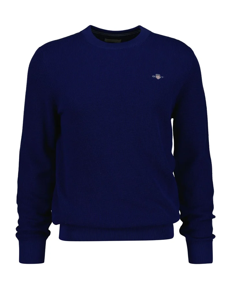 GANT Micro Textured Cotton C-Neck